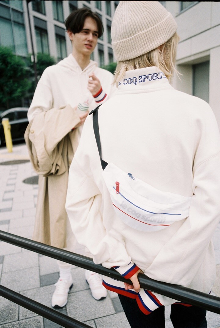 르꼬끄(LECOQ) 남녀공용 미니 힙쌕 (Q8323RBG83)