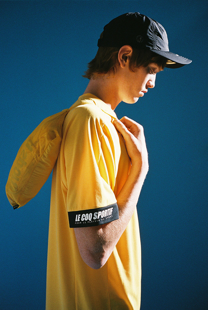 르꼬끄(LECOQ) 남녀공용 투어러 루즈핏 포켓티셔츠 (Q8323CRS72)