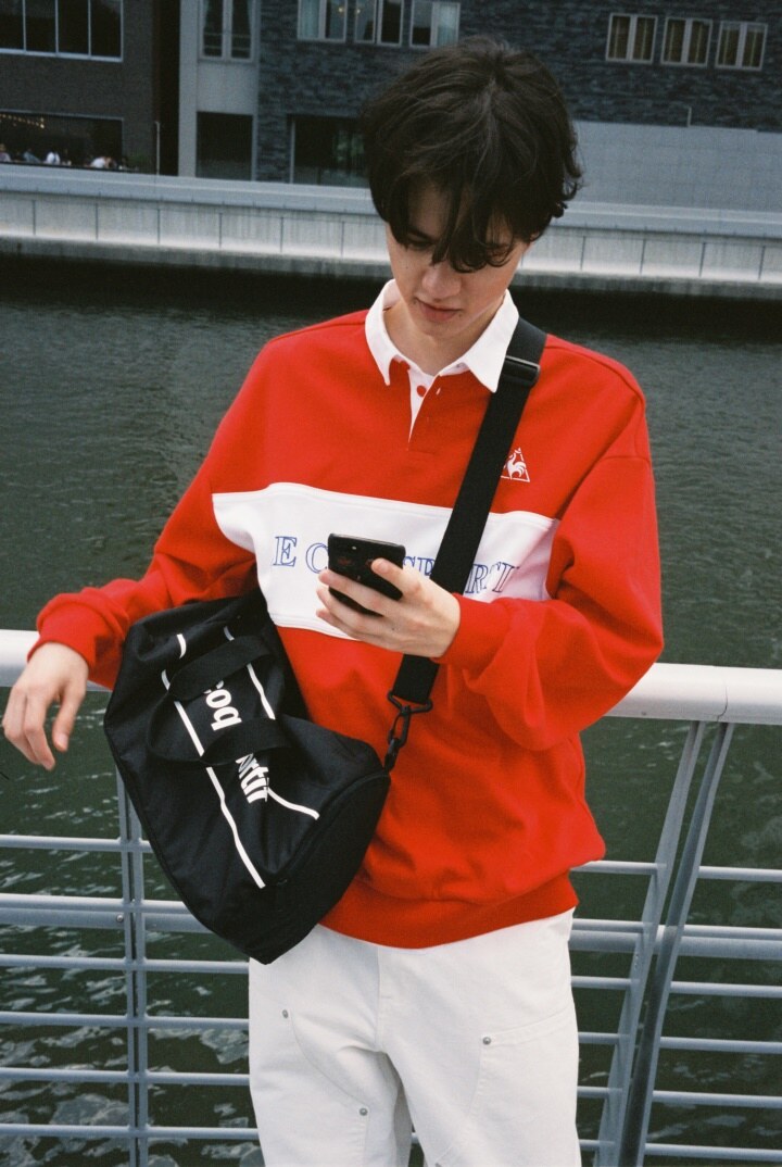 르꼬끄(LECOQ) 남녀공용 라이프스타일 짐백 (Q8323RBG81)