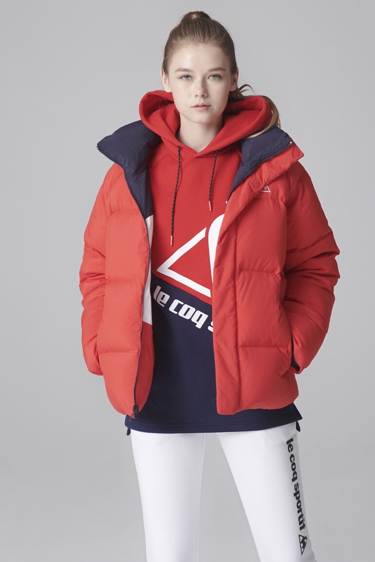 르꼬끄(LECOQ) [르꼬끄] (Q8423CDJ01) [르꼬끄] (Q8423CDJ01) 남녀공용 리버시블 다운