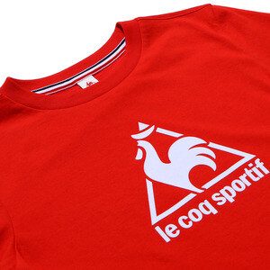 르꼬끄(LECOQ) 여성 면 에센셜 빅로고 레귤러핏 반팔티셔츠 (Q8122ARS31)