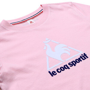 르꼬끄(LECOQ) 여성 면 에센셜 빅로고 레귤러핏 반팔티셔츠 (Q8122ARS31)