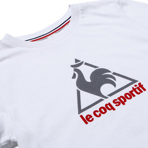 르꼬끄(LECOQ) 여성 면 에센셜 빅로고 레귤러핏 반팔티셔츠 (Q8122ARS31)