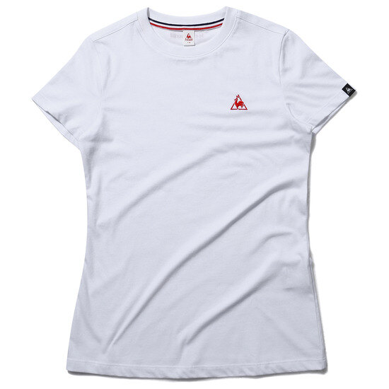 르꼬끄(LECOQ) 여성 면 에센셜 미니로고 레귤러핏 반팔티셔츠 (Q8122ARS32)