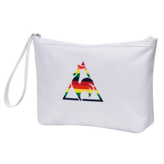 르꼬끄(LECOQ) 여성 뉴컬러로고 스튜디오 클러치백 (Q8222OBG05)