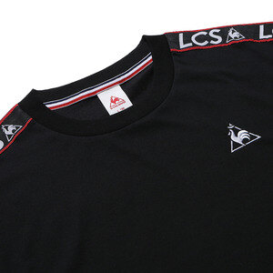 르꼬끄(LECOQ) [재입고]남녀공용 오버핏 띠테이핑 반팔 맨투맨티셔츠 (Q8223FRS53)