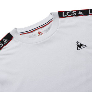 르꼬끄(LECOQ) [재입고]남녀공용 오버핏 띠테이핑 반팔 맨투맨티셔츠 (Q8223FRS53)