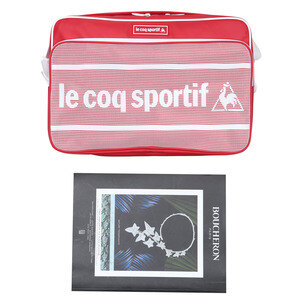 르꼬끄(LECOQ) 남녀공용 시그니쳐 브랜뉴 빅크로스백 (Q8323ABG81)