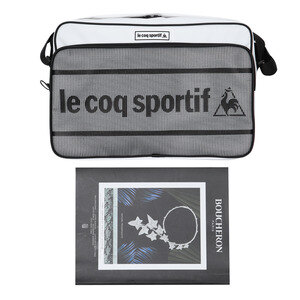 르꼬끄(LECOQ) 남녀공용 시그니쳐 브랜뉴 빅크로스백 (Q8323ABG81)