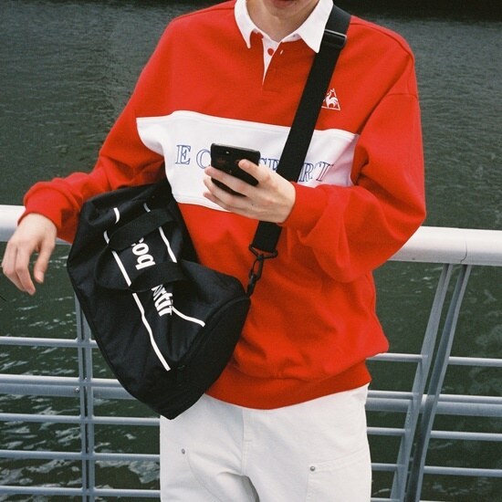 르꼬끄(LECOQ) 남녀공용 라이프스타일 짐백 (Q8323RBG81)