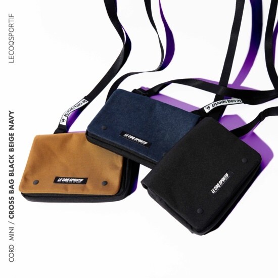 르꼬끄(LECOQ) 남녀공용 CORD 가로형 크로스백 (Q8423CBG92)