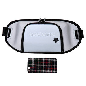 데상트(DESCENTE) 남녀공용 러닝 몰드 가로형 메신저백 (S8126RBG1E)