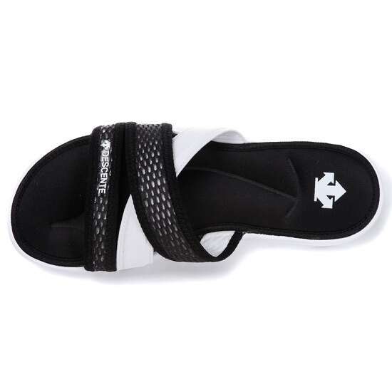 데상트(DESCENTE) [18SS 신상]여성 ELASTY SLD (엘라스티 슬라이드) 블랙 (S8228TCT12)