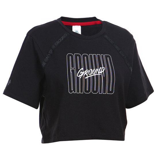 데상트(DESCENTE) [신상품]여성 그라운드 크롭기장 반팔티셔츠 (S8322ITS01)