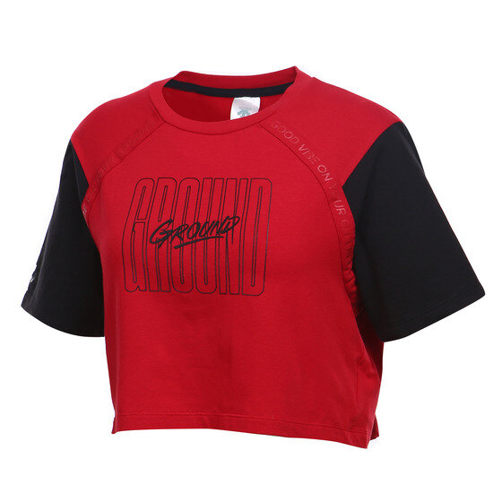 데상트(DESCENTE) [신상품]여성 그라운드 크롭기장 반팔티셔츠 (S8322ITS01)