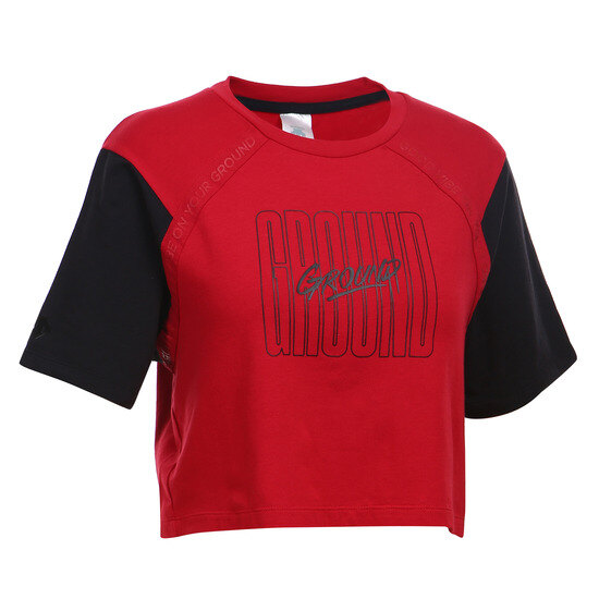 데상트(DESCENTE) [신상품]여성 그라운드 크롭기장 반팔티셔츠 (S8322ITS01)