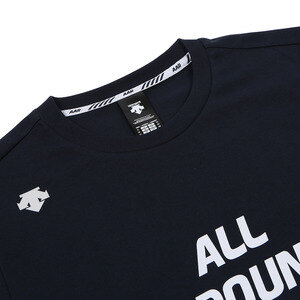 데상트(DESCENTE) [신상품]남녀공용 코튼 ALL AROUND RUN 워딩 반팔 티셔츠 (S8323VTS75)