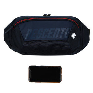 데상트(DESCENTE) 남녀공용 스포츠베이직 가로형힙색(M) (S8326HBG03)