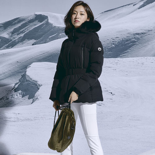 데상트(DESCENTE) 여성 스키 벨벳 크로스백 (S8425YBG29)