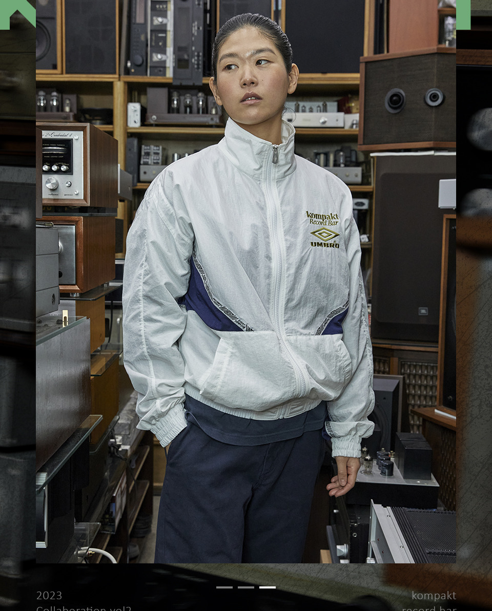 kompact record bar × umbro トラックジャケット - ナイロンジャケット