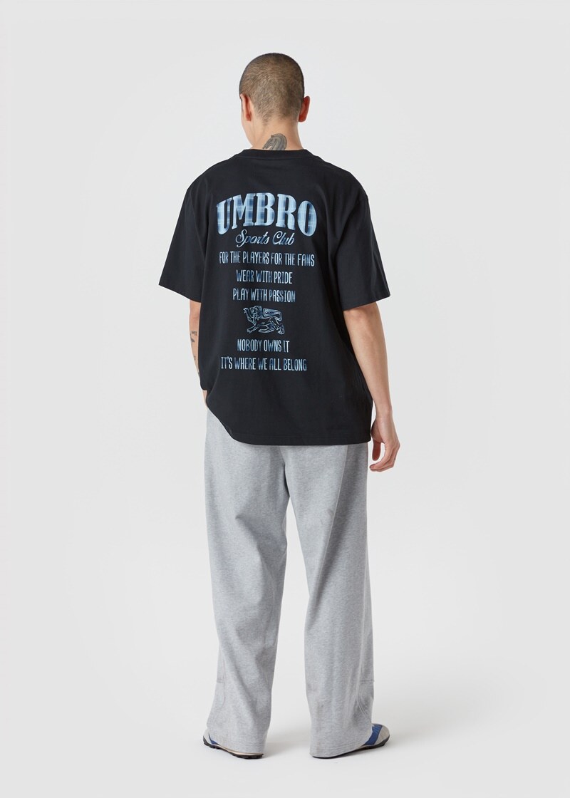 ◆UMBRO◆ Ombre Short Sleeve T-Shirt Navy UQ121CRS22 UMBRO Ombre short-sleeved T-shirt