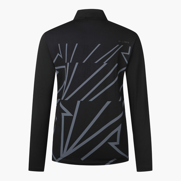 [Descente Golf] 남성 패턴포인트 짚업 티셔츠