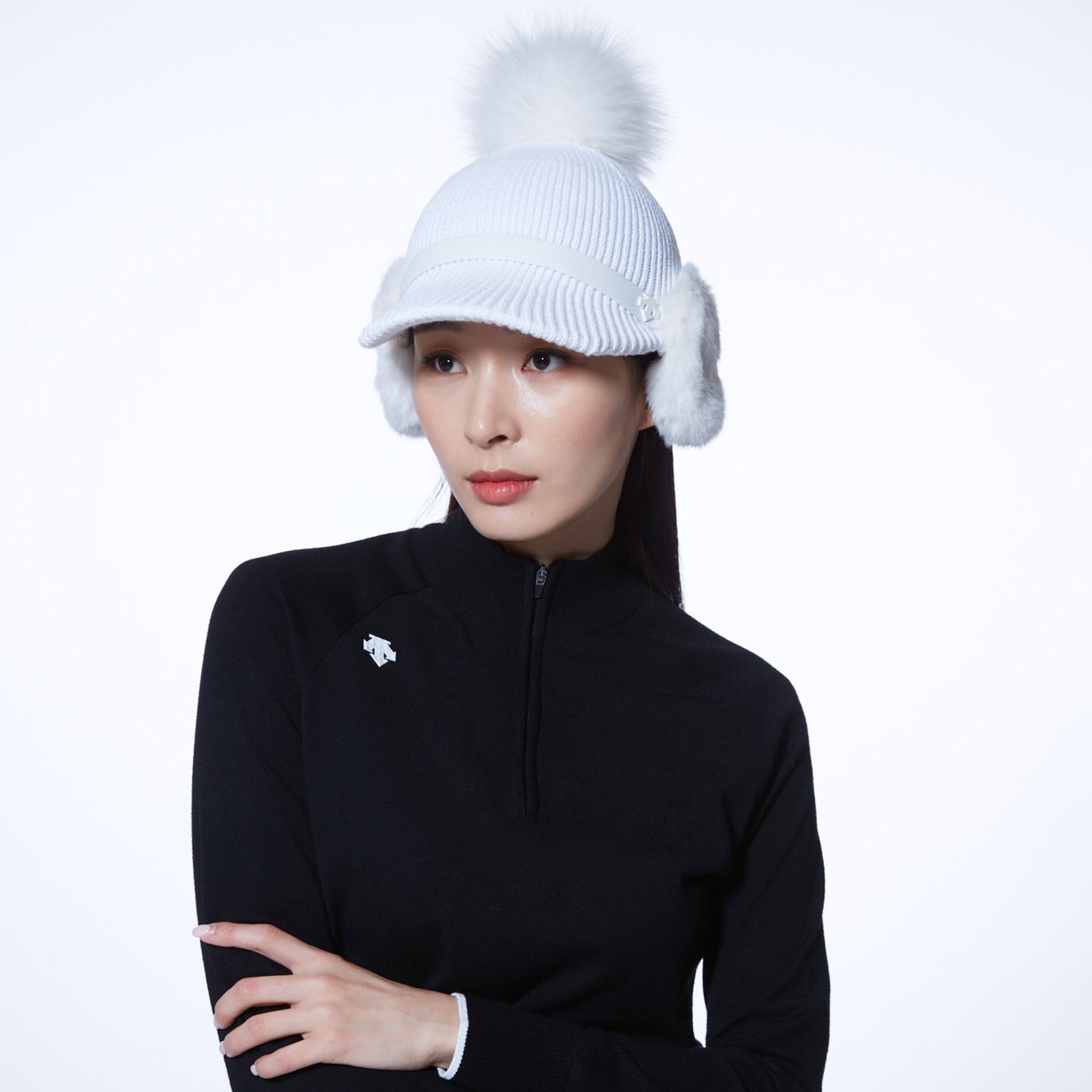 [DESCENTE GOLF] 여성 귀달이 캡