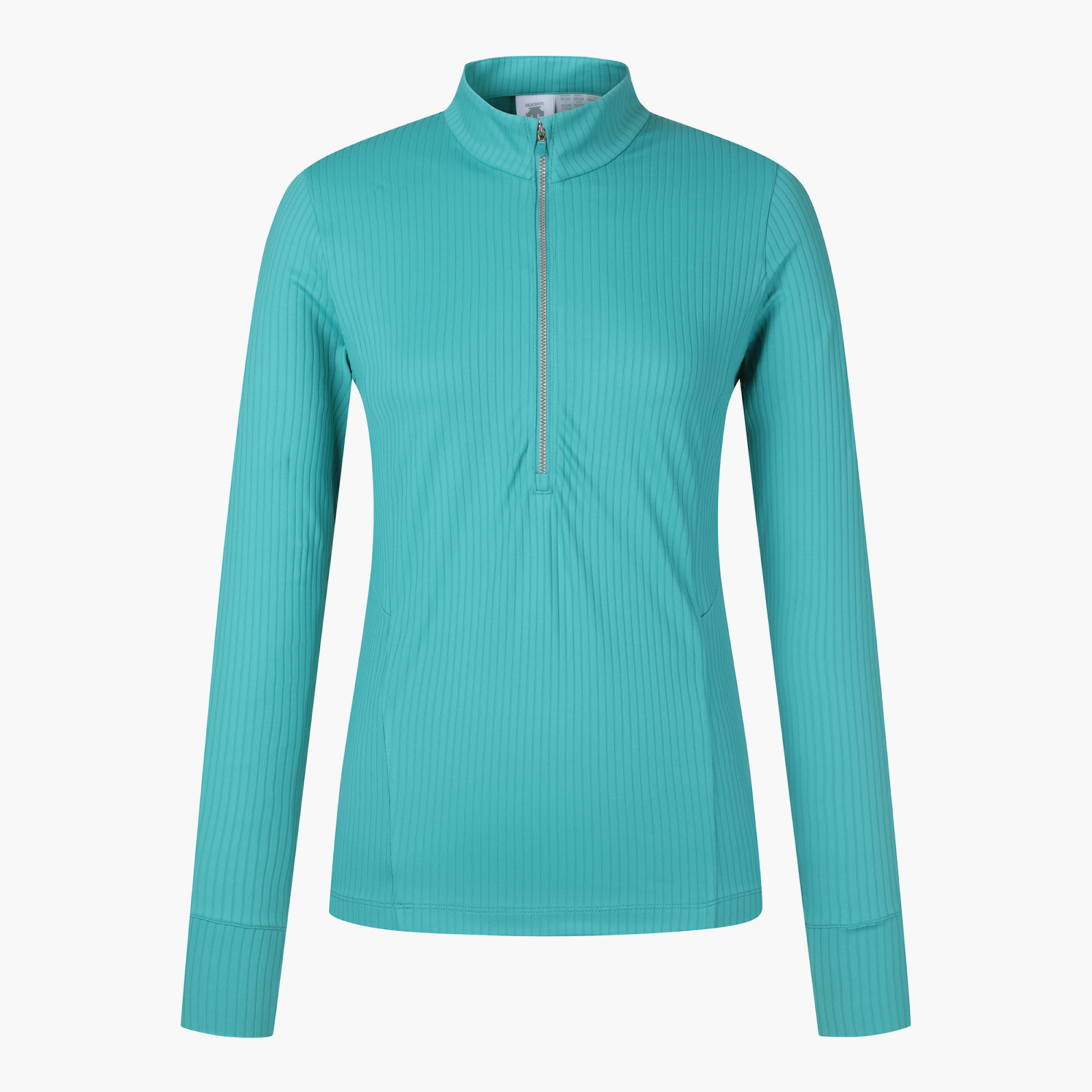 [DESCENTE GOLF] 여성 골지 반집업 티셔츠