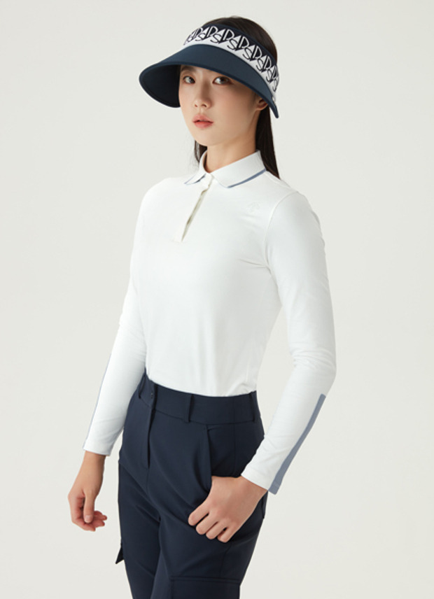 여성 베이직 카라 티셔츠