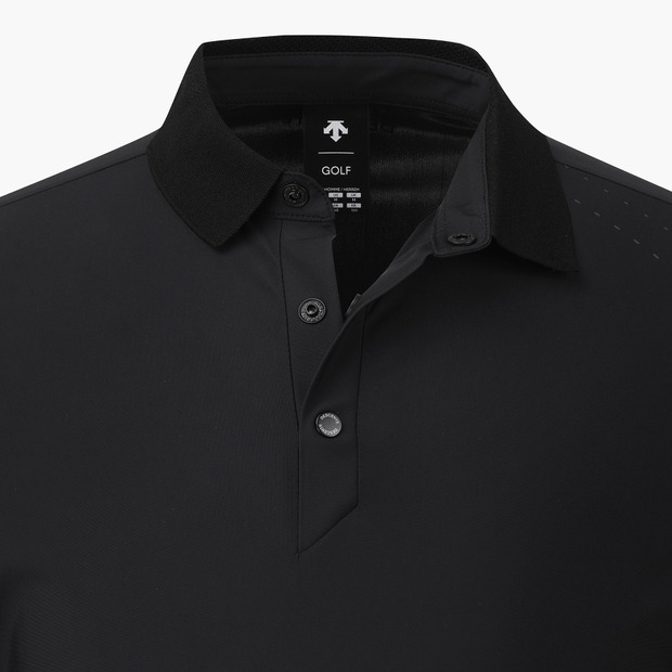 【DESCENTE GOLF】Men's Signature Long Sleeve T-Shirt DESCENTE GOLF Men's Signature Collared Long-sleeved T-shirt