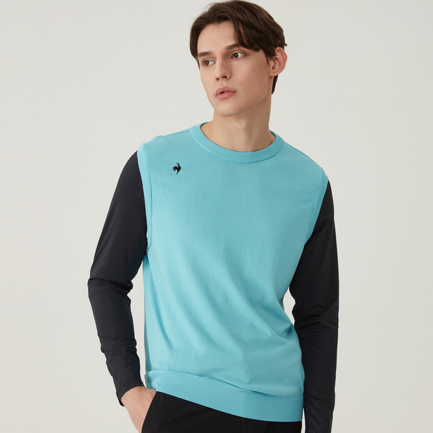 남성 스웨터 하이브리드 티셔츠