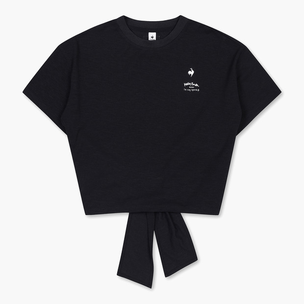 LCS X 켈리박 백리본타이 슬럽 반팔 커버업 티셔츠