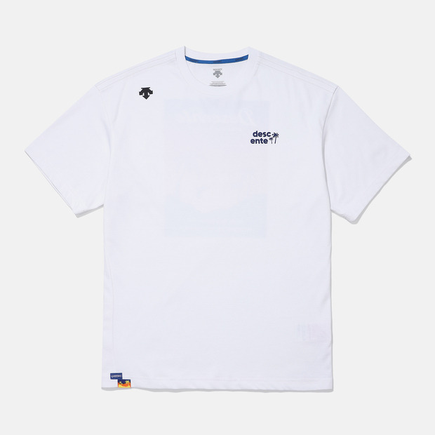 남성 썸머 백그래픽 반팔 티셔츠