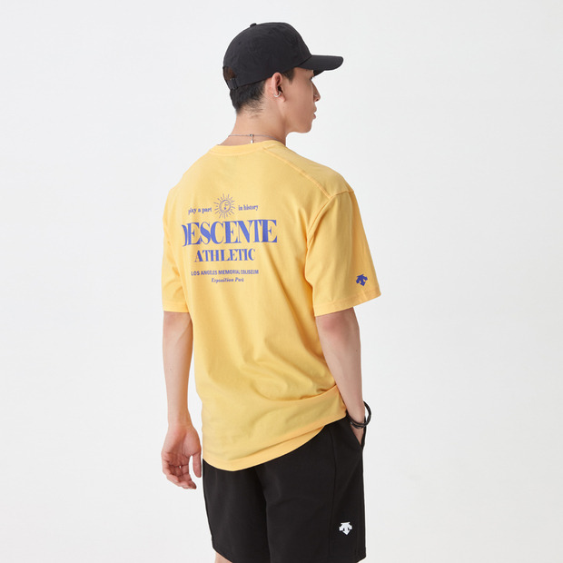 썸머 워딩 백그래픽 반팔 티셔츠