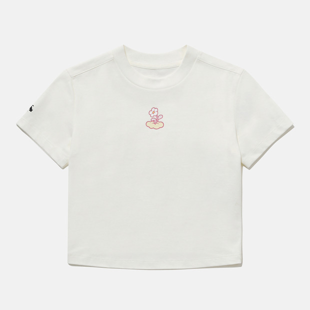 [10th] 크론 콜라보 여성 크롭 티셔츠