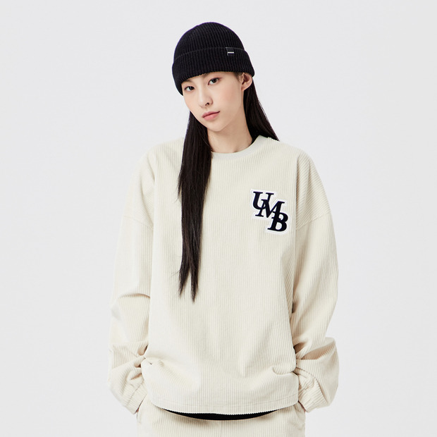 EARNEST 코듀로이 맨투맨