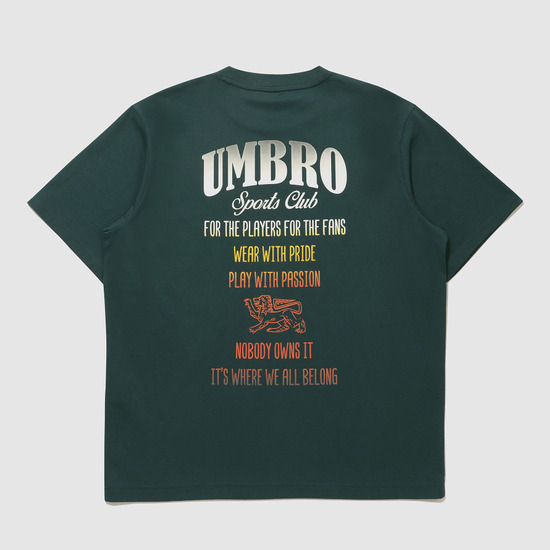 Tシャツ・カットソー UMBRO Ombre Short Sleeve T-Shirt White UQ121CRS22 UQ121CRS22 UMBRO SUMMER HBL SHORT SLEEVE SHIRT WHITE （アンブロ サマー